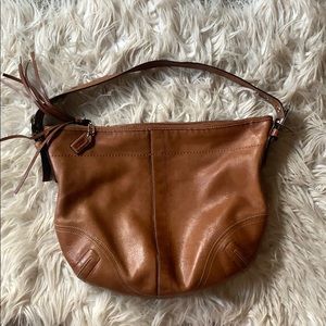 Coach brown leather